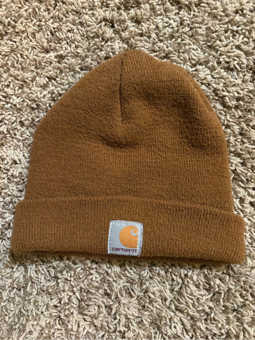 Carhartt small beanie brown